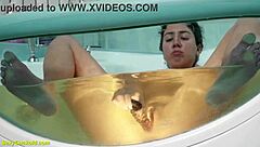 teen katty west masturbating in the bathtub