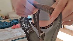 hot latina shows her wet ass