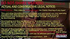 Arianna Swallows Cum After Fucking!