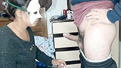 it's so good feeling cock in ass with cum on it