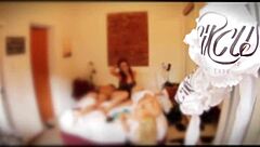 Annalisa Santi enjoys erotic trio with Argentinian lesbians