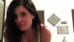 milf strips at home, clothes ripped off