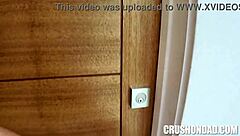 Stepdaddy in costumes with teen