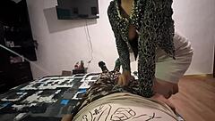 colombian milf helps college girl with homework by swallowing my cock