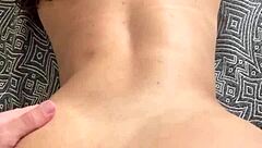 tanned hot amateur lets young guy cum inside her pussy, jess ksada