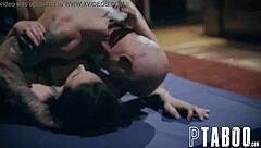 Bratty hollywood actress casey calvert loses sex bet with stuntman