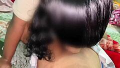 juicy big pussy licked by husband before riding his big cock in reverse cowgirl for cum in mouth