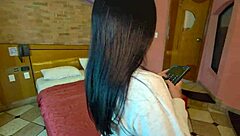 She Sucks My Dick On Public Bus Then We Fuck In Hotel