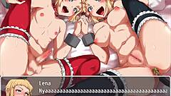 Returning home after helping the king in bible quest part 13 final with creampie scene