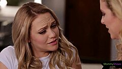 glamcore lesbian stepmommy seduces babe with tribbing and oral in full movie