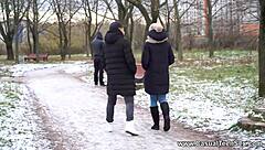 Teen 18+ knocks for casual hookup with blowjob and multiple orgasms