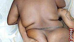 Huge Ass Mature Slut Sucks Monster Cock In Shower Creampie