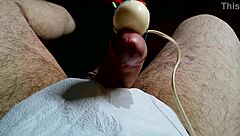 vibro cum with close up orgasm
