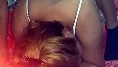 Latina milf fucked in sexy thong panties