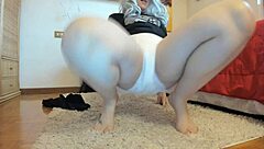 Masturbation Big Dirty Diaper Full of Pee