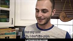 Straight Twink Fucks Gay Stranger For Cash!