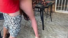 Stepmom Mutual Masturbation Outdoor Creampie