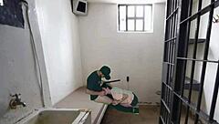 Real police officer FUCKING prisoner in kinky humiliation, deepthroat monster cock, video leaks.