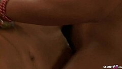 Misty Stone's first lesbian sex with classmate!