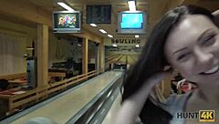 Lucky Fucker Picks Up Teen at Bowling Alley
