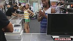 Sweet hot chick says, Sucking this meaty cock