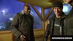 Babe pussy licked by bf, BBC anally.