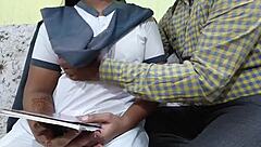 Teacher lures student for pussy repair.