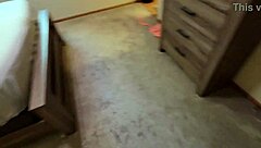 Pregnant stepmom gets lotion rubbed on naked body!