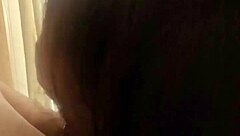 Why does this babe give blowjob spit cum in condom then get fingered till screaming