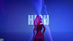 Lola bunny breaks the rules in animated music video