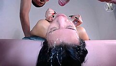 watch hard throat fucking upside down domination