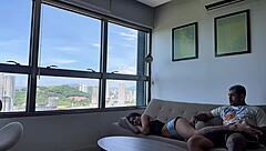 will this beautiful ebony babe ride my swollen pussy all night?