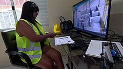 went to inspect the construction and imagined the workers