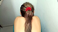 Blonde Bent Over On Kama-Sutra Chair