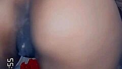 Amateur Little Brunette On All Fours Getting Fucked