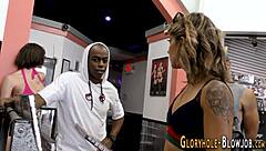 Dirty Skank Interacts With Hard Black Dick