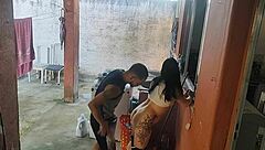 Wife leaves, maid sucks my monster cock