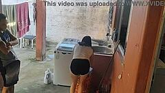 Wife leaves, maid sucks my monster cock