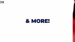 British Blonde's Pussy Eaten by Tutor in First Time Foreplay