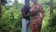 wild public forest fuck tiffany's ass with monster cock 😈