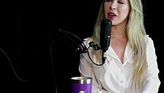 Milena Moreau in Sheer Red Anal Sex with Vibrator