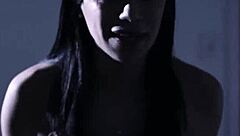 big tits teen stepdaughter sneaks into stepdad's bed for pussy fucking