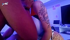 Rei Ayanami Cosplay Blowjob and Cum in Bodysuit!