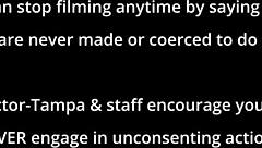 Sandra Chappelle, the nurse, gives freshman a mandatory orgasm with Hitachi backstage.