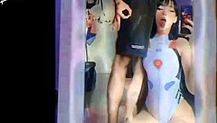 Rei Ayanami Cosplay Blowjob and Cum in Bodysuit!