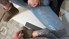 Milfy Calla Face Fucks in Dirty Jacket.