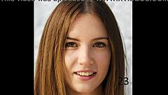 European goddess dominates submissive hubby with strapon and hogtied humping