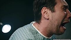 Cock Hungry Demon Waits In Basement For Petite Pussy Fucking And Blowjob In 3some