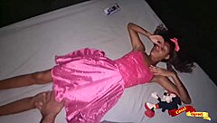 Skinny Teen Gives Ass To Stepfather Anal