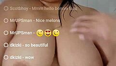 bbw babe bathes in live webcam shower